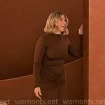 Jenna’s brown opening scene dress on Today Jenna’s brown opening scene dress on Today