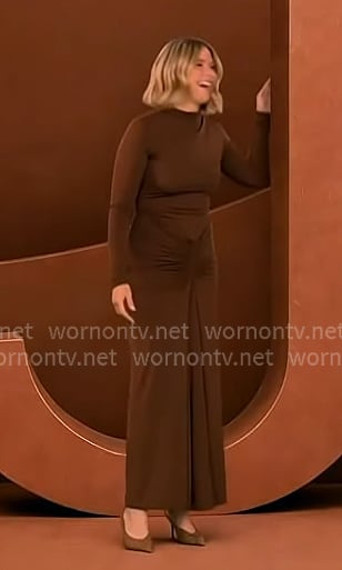 Jenna's brown opening scene dress on Today