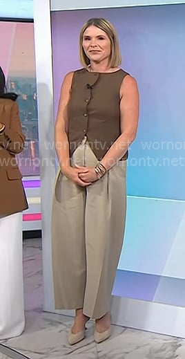 Jenna's brown veset on Today