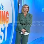 Jenna’s green blazer and pants on Today