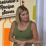 Jenna's green tank dress with ring detail on Today