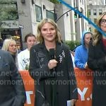 Jenna’s grey floral embroidered coat on Today Jenna’s grey floral embroidered coat on Today