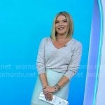 Jenna’s mint green sheer pencil skirt on Today Jenna’s mint green sheer pencil skirt on Today