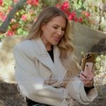 Jennifer’s beige sherpa jacket on The Real Housewives of Orange County Jennifer’s beige sherpa jacket on The Real Housewives of Orange County