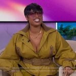 Jennifer’s khaki jacket and pants on The Jennifer Hudson Show Jennifer’s khaki jacket and pants on The Jennifer Hudson Show