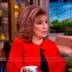 Joy's red jacket on The View Joy's red jacket on The View