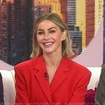Julianne Hough’s red blazer and shorts on Today Julianne Hough’s red blazer and shorts on Today
