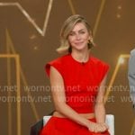 Julianne Hough’s red cropped top and cutout pants on Good Morning America