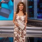 Julie’s floral print button down dress on Big Brother