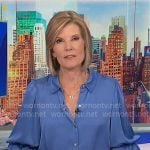 Kate's blue puff sleeve blouse on NBC News Daily Kate's blue puff sleeve blouse on NBC News Daily