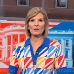 Kate's multicolor stripe polo sweater on NBC News Daily