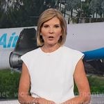 Kate's white cap sleeve sheath dress on NBC News Daily