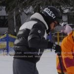 Kendall’s black colorblock padded jacket on Next Gen NYC Kendall’s black colorblock padded jacket on Next Gen NYC