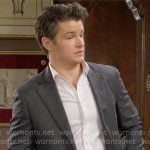 Kyle's grey blazer on The Young and the Restless Kyle's grey blazer on The Young and the Restless