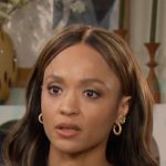Lani's black knit tank on Days of our Lives Lani's black knit tank on Days of our Lives