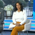 Laura’s black studded sandals on Today
