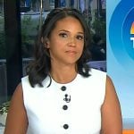 Laura’s white button down vest on Today Laura’s white button down vest on Today
