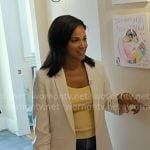 Laura’s white open jacket on Today