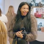 Layla’s black quilted leather bag on The Secret Lives of Mormon Wives Layla’s black quilted leather bag on The Secret Lives of Mormon Wives