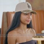 Layla’s LA baseball cap on The Secret Lives of Mormon Wives Layla’s LA baseball cap on The Secret Lives of Mormon Wives