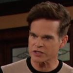 Leo’s black and beige stripe knit sweater on Days of our Lives Leo’s black and beige stripe knit sweater on Days of our Lives
