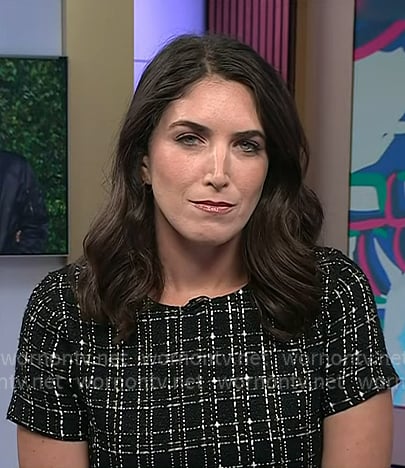 Liz's black tweed dress on Today