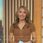 Lori’s brown polo on Good Morning America Lori’s brown polo on Good Morning America
