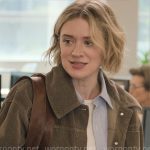 Mare’s taupe corduroy jacket on The Paper Mare’s taupe corduroy jacket on The Paper