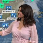 Maria’s pink polka dot wrap dress on Today Maria’s pink polka dot wrap dress on Today