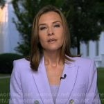 Mary’s lilac knit tank and blazer on Good Morning America