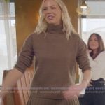 Mayci’s brown turtleneck sweater on The Secret Lives of Mormon Wives Mayci’s brown turtleneck sweater on The Secret Lives of Mormon Wives