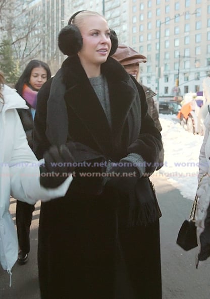 Mayci’s fur coat on The Secret Lives of Mormon Wives