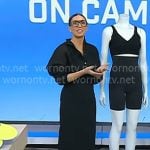 Melissa’s black button down shirt and pencil skirt on Today Melissa’s black button down shirt and pencil skirt on Today