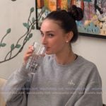 Micky’s gray alo sweatshirt on Earle Meets World