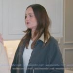 Mikayla’s gray contrast collar jacket on The Secret Lives of Mormon Wives Mikayla’s gray contrast collar jacket on The Secret Lives of Mormon Wives