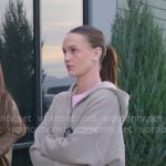 Mikayla’s light brown oversized hoodie on The Secret Lives of Mormon Wives Mikayla’s light brown oversized hoodie on The Secret Lives of Mormon Wives