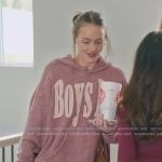 Mikayla’s red Boys Lie hoodie on The Secret Lives of Mormon Wives Mikayla’s red Boys Lie hoodie on The Secret Lives of Mormon Wives