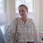 Mikayla’s white floral hoodie on The Secret Lives of Mormon Wives Mikayla’s white floral hoodie on The Secret Lives of Mormon Wives