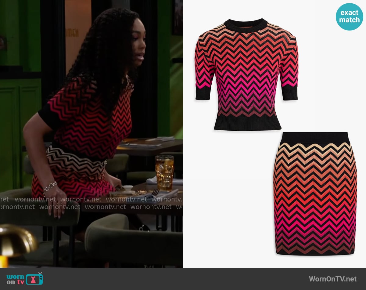 Chelsea's Missoni top Chelsea's Missoni top