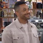 Nate’s light beige jacket on The Young and the Restless Nate’s light beige jacket on The Young and the Restless