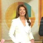 Norah O'Donnel's white suit on CBS Mornings