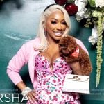 Porsha’s cherry print corset on The Real Housewives Ultimate Girls Trip