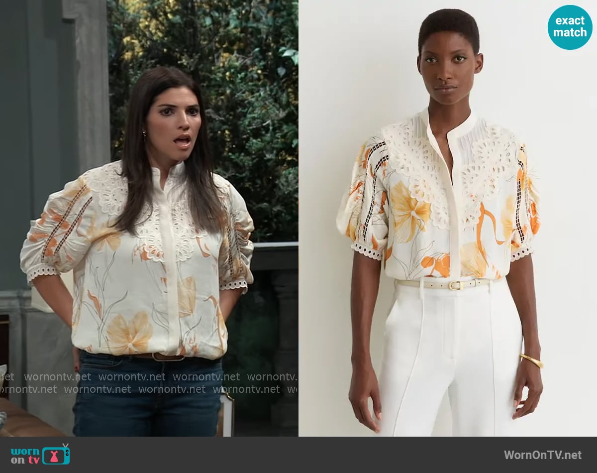 Brook-Lynn's Reiss top Brook-Lynn's Reiss top