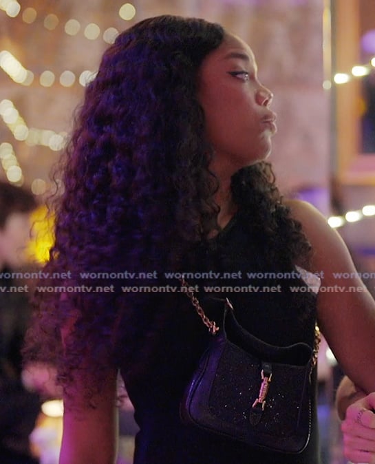 Riley's black bag on Next Gen NYC