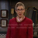 Rita’s red tweed jacket on Days of our Lives Rita’s red tweed jacket on Days of our Lives