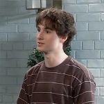 Rocco’s brown striped t-shirt on General Hospital Rocco’s brown striped t-shirt on General Hospital