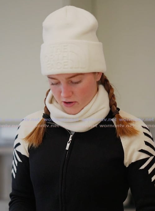 Rowan's white beanie on Next Gen NYC