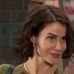 Sarah’s green rose print maxi dress on Days of our Lives Sarah’s green rose print maxi dress on Days of our Lives