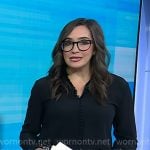 Savannah’s black button down shirt on Today Savannah’s black button down shirt on Today