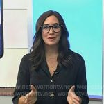 Savannah’s black button shirt on Today Savannah’s black button shirt on Today